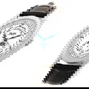 PATEK PHILIPPE 18K WHITE GOLD ANNUAL CALENDAR # 5396 G BOX WARRANTY 2011 MINTY: PATEK PHILIPPE 18K WHITE GOLD ANNUAL CALENDAR # 5396 G BOX WARRANTY 2011 MINTY PATEK PHILIPPE 18K White Gold Annual Calendar # 5396 G Box Warranty MINTY Gent's 18K White Gold Patek