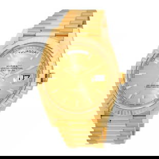 ROLEX 18K YELLOW GOLD 40MM DAY DATE PRESIDENT 228238 BOX LIFETIME WARRANTY 2017: ROLEX 18K YELLOW GOLD 40MM DAY DATE PRESIDENT 228238 BOX LIFETIME WARRANTY 2017 ROLEX 40mm 18K Yellow Gold Day Date President 228238 Box Lifetime Warranty 2017 Pre-Owned Gent's 18K Yellow Gold 40mm