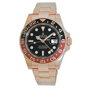 ROLEX 18K ROSE GOLD GMT MASTER II ROOTBEER 126715CHNR BOX WARRANTY MINTY 2023