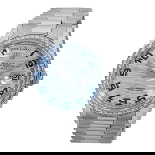 ROLEX PLATINUM 36MM DIAMOND DAY DATE PRESIDENT BLUEGLACIER WAVE 118346 WARRANTY: ROLEX PLATINUM 36MM DIAMOND DAY DATE PRESIDENT BLUEGLACIER WAVE 118346 WARRANTY ROLEX Platinum 36mm Day Date President Blue Glacier Wave 118346 Box Warranty Gent's Platinum 36mm Rolex Day-Date