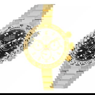 ROLEX STEEL & 18K YELLOW GOLD 40MM DAYTONA COSMOGRAPH 116503 BOX WARRANTY MINTY: ROLEX STEEL & 18K YELLOW GOLD 40MM DAYTONA COSMOGRAPH 116503 BOX WARRANTY MINTY ROLEX Stainless Steel & 18K Yellow Gold 40mm Daytona Cosmograph 116503 Box Warranty Pre-Owned Gent's Stainless Steel & 1