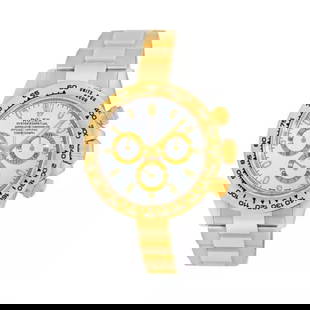 ROLEX STEEL & 18K YELLOW GOLD 40MM DAYTONA COSMOGRAPH 116503 BOX WARRANTY: ROLEX STEEL & 18K YELLOW GOLD 40MM DAYTONA COSMOGRAPH 116503 BOX WARRANTY ROLEX Stainless Steel & 18K Yellow Gold 40mm Daytona Cosmograph 116503 Box Warranty MINTY Pre-Owned Gent's Stainless Steel & 1