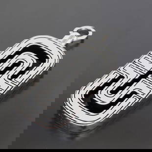 BVLGARI CHOKER SILVER 925 WOOD LEATHER CORD: BVLGARI CHOKER SILVER 925 WOOD LEATHER CORD E1379 Style : Necklace Length (Approx.) : 98cm Pendant (Top) Size (Approx.) : 3 x 5 cm Material : Silver 925 Main Stone : None Total weight (Approx.) : 18.6