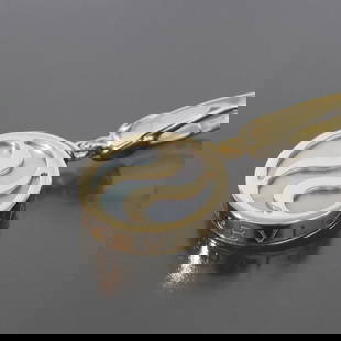 BVLGARI OPTICAL PENDANT TOP SHELL 18K YELLOW GOLD 3.9G: BVLGARI OPTICAL PENDANT TOP SHELL 18K YELLOW GOLD 3.9G E1692 Style : Pendant (Top) Size (Approx.) : 2.8cm (including the bail) Bail Size : 3.5×7.5mm Bail refers to the hole where chain goes through M