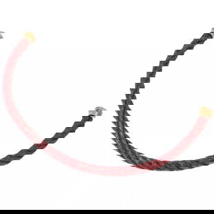 FRED FORCE 10 RED BRACELET CORD SIZE 16 IN STAINLESS STEEL: FRED FORCE 10 RED BRACELET CORD SIZE 16 IN STAINLESS STEEL D5437 Brand: FRED Style: Bracelet Cord/Bangle Cord Mounting metal: Stainless Steel Total weight of piece: 9.1g --- 0.32oz Cord Width(Approx):