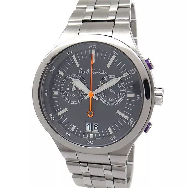 PAUL SMITH SWISS COLLECTION DERBY LARGE DATE CHRONOGRAPH MEN'S WATCH (1 of 2)