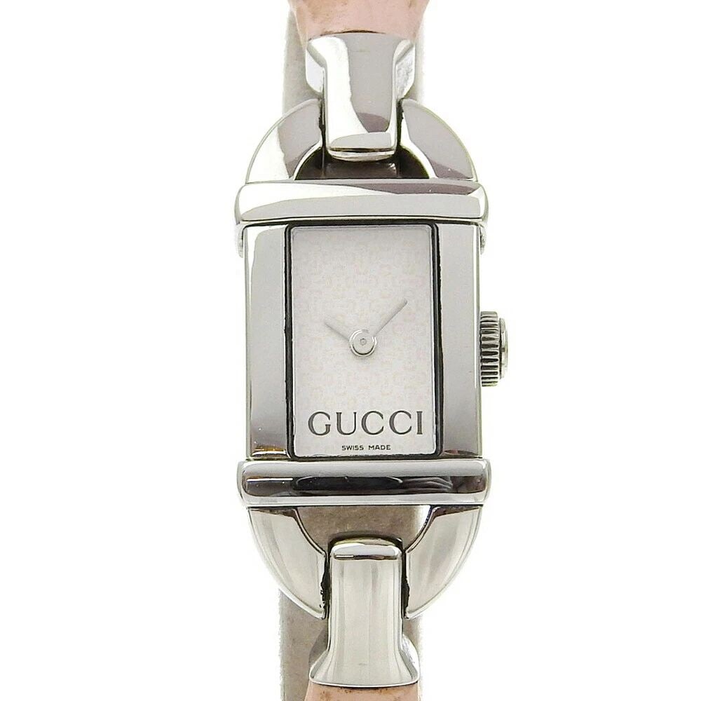 GUCCI BAMBOO 6800L SWISS MADE PINK ANALOG DISPLAY LADIES (1 of 2)