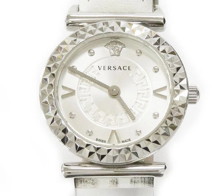 VERSACE MINIVANITY LADIES WATCH QUARTZ SILVER 27MM (1 of 2)