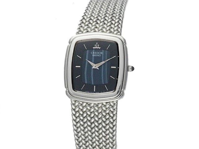 SEIKO CREDOR GSWE033 5A70-3C40 AGATE DIAL LADIES QUARTZ (1 of 2)