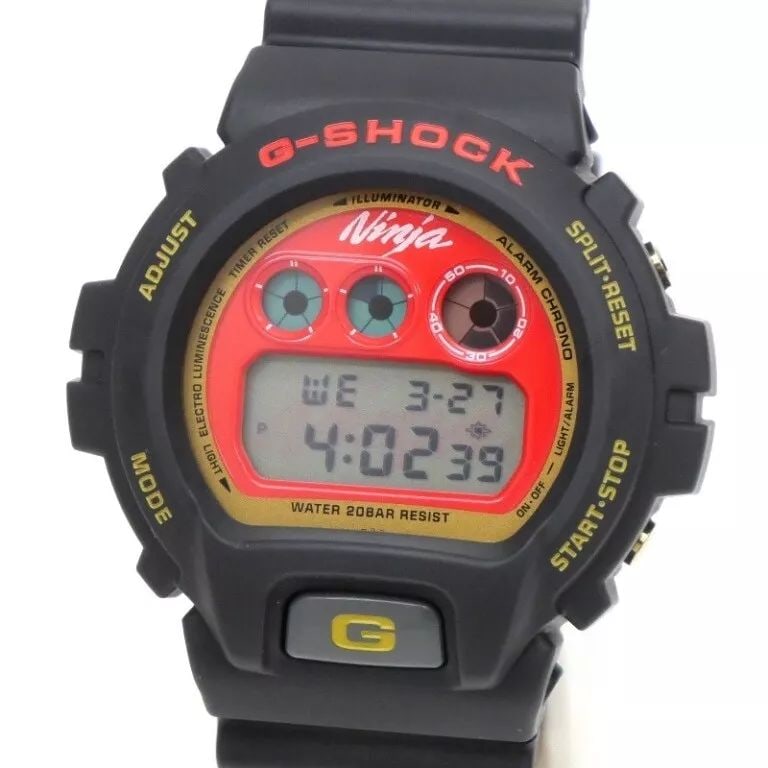 CASIO G-SHOCK NINJA KAWASAKI 25TH ANNIVERSARY DW-6900FS MEN'S WATCH (1 of 2)