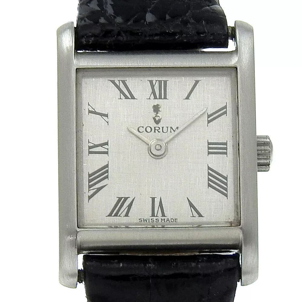 CORUM TANK WATCH SQUARE 15158 SWISS MADE MANUAL WINDING LADIES (1 of 2)