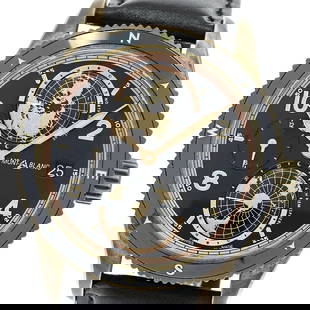MONTBLANC 119347 1858 GEOSPHERE LIMITED EDITION DATE MEN'S WATCH: MONTBLANC 119347 1858 GEOSPHERE LIMITED EDITION DATE MEN'S WATCH Item Description condition rank Body rank AB Belt trunk N *External product Product condition glass in good condition Case slight scrat