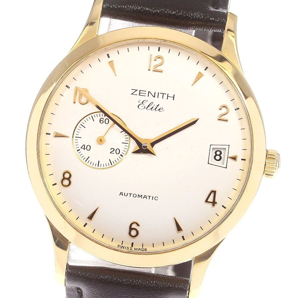 ZENITH 30.0125.680 CLASS ELITE K18YG SMALL SECOND MEN'S WATCH (1 of 2)