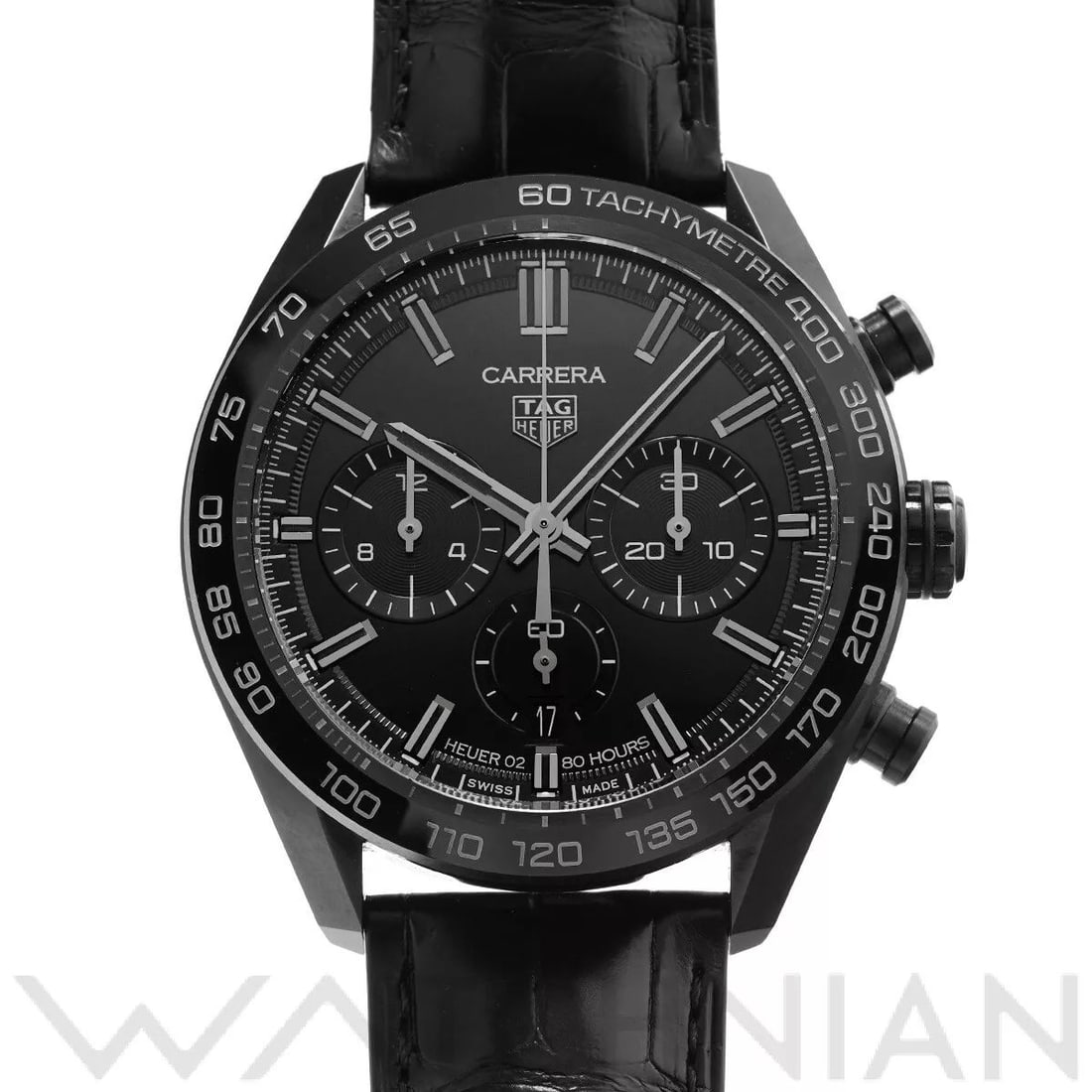 TAG HEUER CARRERA CALIBER HEUER 02 JAPAN BLACK EDITION CBN2A1G.FC6501 (1 of 2)