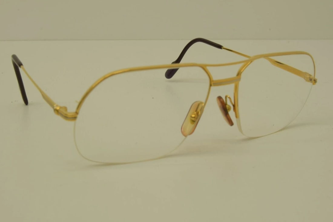 AUTHENTIC CARTIER BOTTOM RIMLESS SUNGLASSES 60 17 140 GP TRINITY LOUIS FRAMES (1 of 2)