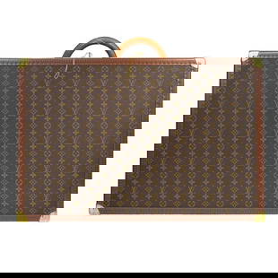 LOUIS VUITTON BISTEN 70 TRUNK HARD CASE BAG MONOGRAM: LOUIS VUITTON BISTEN 70 TRUNK HARD CASE BAG MONOGRAM LOUIS VUITTON BISTEN 70 TRUNK HARD CASE BAG MONOGRAM OUTSIDE: A: GOOD CONDITION!! Some scuffs and stains. INSIDE: A+: VERY GOOD CONDITION!! S : New