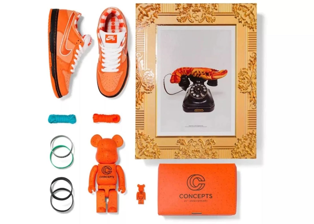NIKE SB DUNK LOW CONCEPTS ORANGE LOBSTER (SPECIAL BOX) FD8776-800 SIZE - 8.5 NEW: NIKE SB DUNK LOW CONCEPTS ORANGE LOBSTER (SPECIAL BOX) FD8776-800 SIZE - 8.5 NEW Nike SB Dunk Low Concepts Orange Lobster (Special Box) FD8776-800 Size - 8.5 BRAND NEW