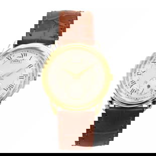 PIAGET GOUVERNEUR 15968 MEN'S WATCH: PIAGET GOUVERNEUR 15968 MEN'S WATCH Item Description PIAGETdegree Used A rankcase size W33mm (excluding crown) H37mm (including lugs)bracelet size 15-18cmMaterial K18YG/leather beltmovement Manual win