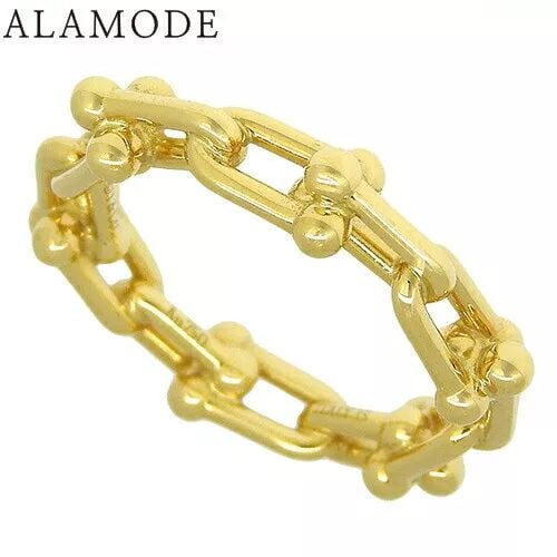 TIFFANY & CO. HARDWARE MICRO LINK K18YG US SIZE NO. 5-5.5 RING PRE OWNED: TIFFANY & CO. HARDWARE MICRO LINK K18YG US SIZE NO. 5-5.5 RING PRE OWNED Item DescriptionDescription of Item brand TIFFANY&Co. Product name Hardware Micro Link Ring item Rings shape Accessories Jewelr