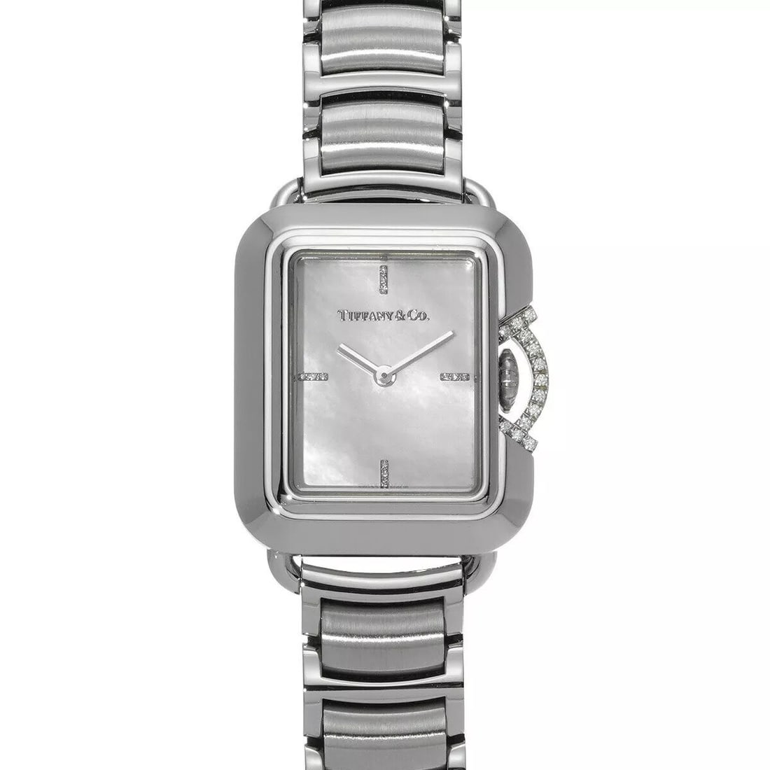 TIFFANY&CO. T RECTANGLE 69546161 LADIES WATCH (1 of 2)