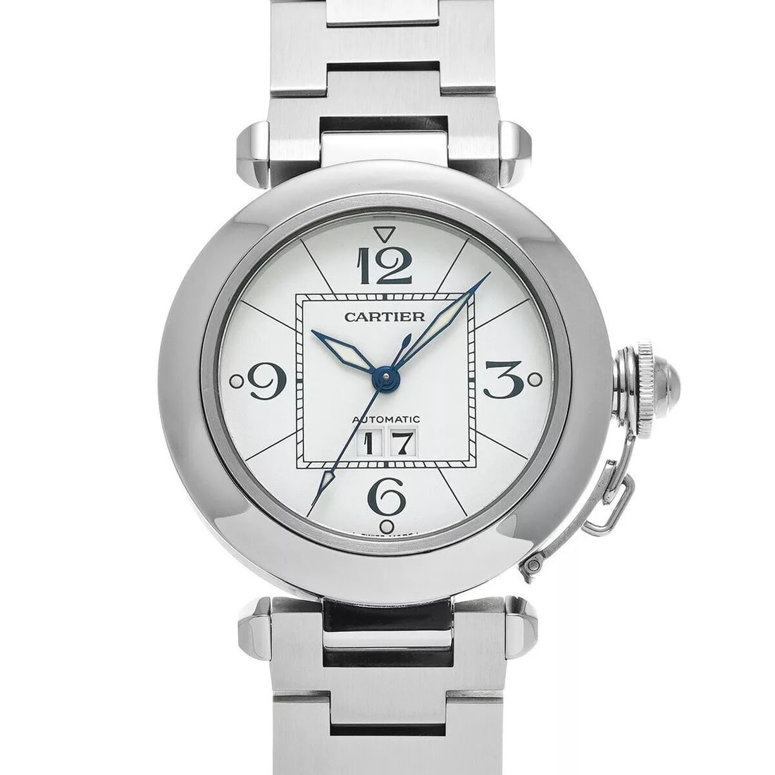 CARTIER PASHA C BIG DATE W31055M7 UNISEX WATCH (1 of 2)