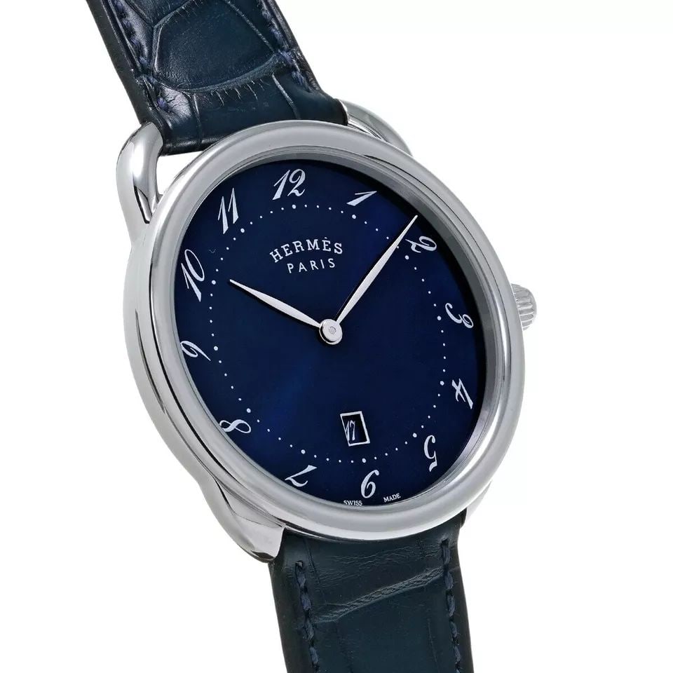 HERMES ALSAU GM AR7Q.810 MEN'S WATCH (1 of 2)