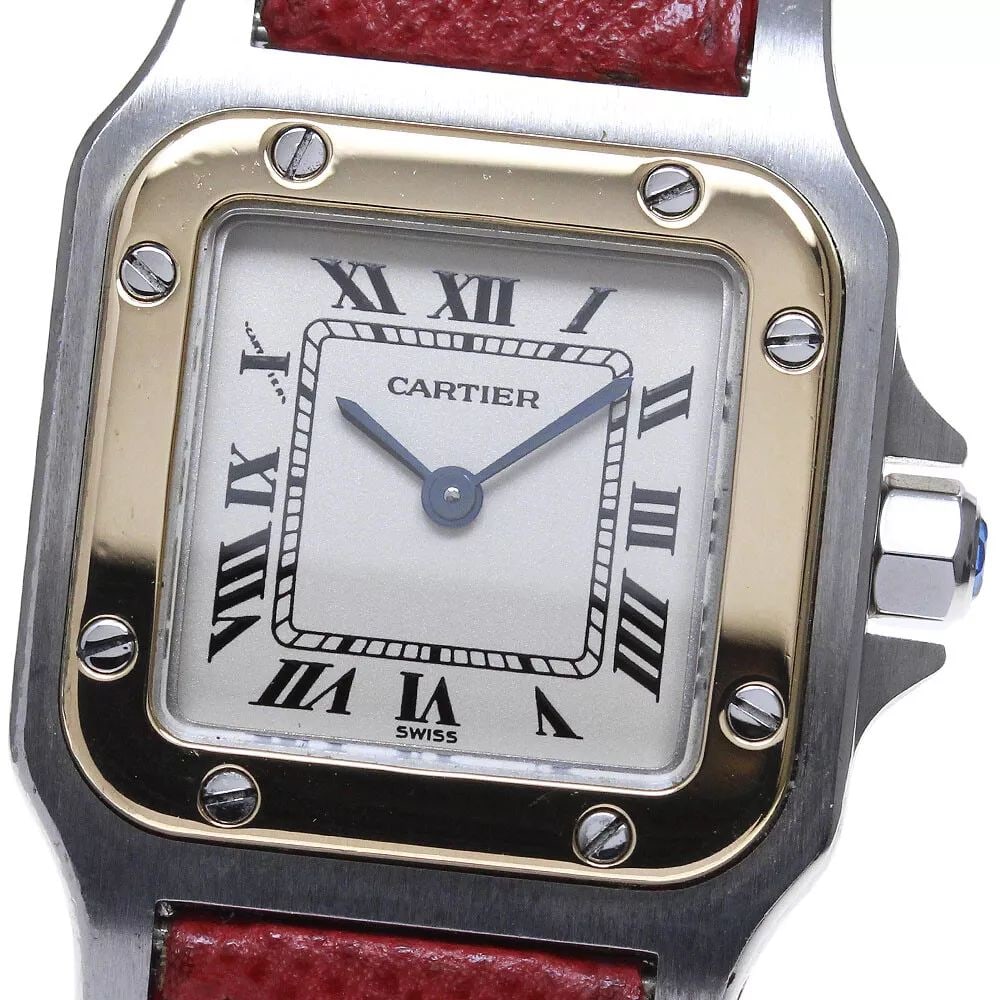 CARTIER W200124D SANTOS GALVE SM QUARTZ LADIES WATCH (1 of 2)