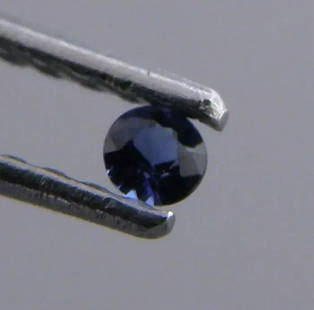 LOOSE NATURAL BLUE SAPPHIRE ROUND CUT Sale is for 1 round cut natural Blue sapphire Sapphire: LOOSE NATURAL BLUE SAPPHIRE ROUND CUT Sale is for 1 round cut natural Blue sapphire Sapphire measures 1.4mm in diameter If you purchase 2 and want matching pair please let me know. New, never used bef
