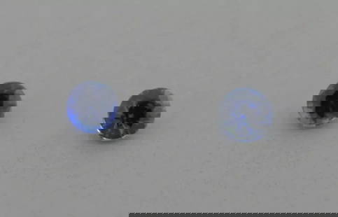LOOSE NATURAL BLUE SAPPHIRES ROUND CUT Sale is for 2 round cut natural Blue sapphires Matching pair: LOOSE NATURAL BLUE SAPPHIRES ROUND CUT Sale is for 2 round cut natural Blue sapphires Matching pair Sapphires measures 1.8mm in diameter New, never used before, perfect for jewelry repair