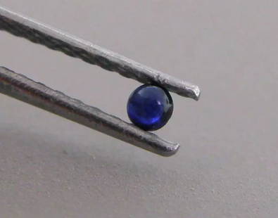 LOOSE NATURAL BLUE SAPPHIRE CABOCHON Sale is for 1 round cabochon natural blue sapphire Sapphires: LOOSE NATURAL BLUE SAPPHIRE CABOCHON Sale is for 1 round cabochon natural blue sapphire Sapphires measures 2.4mm in diameter If you purchase 2 and want matching pair please let me know. New, never use