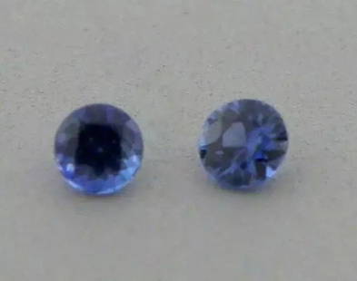 LOOSE NATURAL BLUE SAPPHIRES ROUND CUT Sale is for 2 round cut natural Blue sapphires Matching pair: LOOSE NATURAL BLUE SAPPHIRES ROUND CUT Sale is for 2 round cut natural Blue sapphires Matching pair Sapphires measures 1.2mm in diameter New, never used before, perfect for jewelry repair