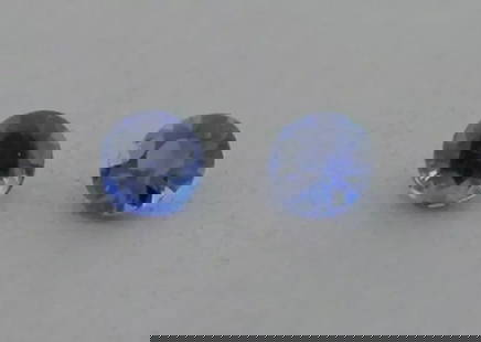 LOOSE NATURAL BLUE SAPPHIRES ROUND CUT Sale is for 2 round cut natural Blue sapphires Matching pair: LOOSE NATURAL BLUE SAPPHIRES ROUND CUT Sale is for 2 round cut natural Blue sapphires Matching pair Sapphires measures 1.6mm in diameter New, never used before, perfect for jewelry repair