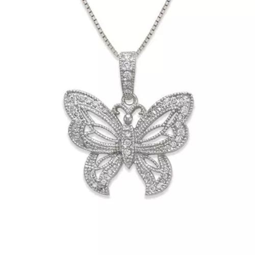 NEW 14K WHITE GOLD FLOWER CZ PENDANT 14K White Gold Approx. 25x20mm High Polished/Cubic (1 of 2)