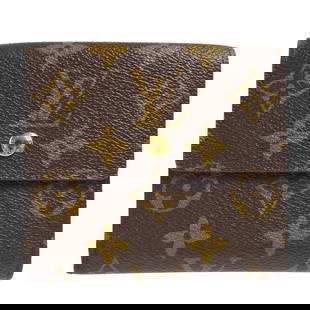 LOUIS VUITTON MONOGRAM PORTEFEUILLE ELISE BIFOLD WALLET: LOUIS VUITTON MONOGRAM PORTEFEUILLE ELISE BIFOLD WALLET LOUIS VUITTON MONOGRAM PORTEFEUILLE ELISE BIFOLD WALLET Exterior: A : GOOD CONDITION!! Number : -Size(Inch) : W 1.0 x H 1.9 " Size(CM) : W 2.5 x