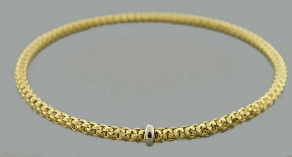 NEW 14K YELLOW GOLD LADIES STRETCHABLE BANGLE BRACELET: 14K YELLOW GOLD BRACELETBracelet measure 7.25" Long x 3mm Wide 14K Yellow gold stretchable ladies braceletNew, in excellent condition, please refer to picsStamped 14KT Total weight 4.7 grams