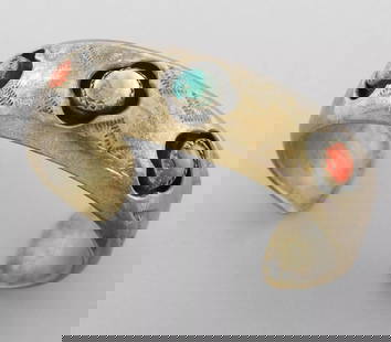 VINTAGE NAVAJO STERLING SILVER TURQUOISE CORAL CUFF BANGLE BRACELET: JOHN HARDY STERLING SILVER PEBBLE EARRINGS Earrings measure 0.96" H x 0.51" W John Hardy Sterling silver pebble earrings Vintage Pre-owned in good condition, please refer to pics Omega Backs Stamped J