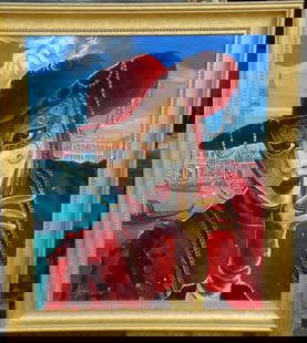 REDUCED! MAGNIFICENT FRAMED ORIG ALEX LEVIN PAINTING "FORTUNE TELLER" CIRCA 2000: REDUCED! MAGNIFICENT FRAMED ORIG ALEX LEVIN PAINTING "FORTUNE TELLER" CIRCA 2000 REDUCED! MAGNIFICENT FRAMED ORIG ALEX LEVIN PAINTING "FORTUNE TELLER" CIRCA 2000 The Following Item we are offering is