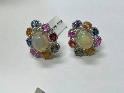 18KT GORGEOUS RAINBOW SAPPHIRE OPAL DIAMOND EARRINGS: 19THC MUSEUM QTY FRENCH BRONZE CLOCK CHILDREN CHERUBS & VENUS 19THC MUSEUM QTY FRENCH BRONZE CLOCK CHILDREN CHERUBS & VENUS Last CallLast Call, LIQUIDATION CLEARANCE!!! The Following Item we are Offer