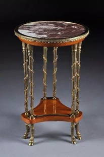 GILT BRONZE BURL WOOD GUERIDON TABLE ADAM WEISWEILLER MANNER!: GILT BRONZE BURL WOOD GUERIDON TABLE ADAM WEISWEILLER MANNER! GILT BRONZE BURL WOOD GUERIDON TABLE ADAM WEISWEILLER MANNER! LAST CALL, LAST CHANCE, LIQUIDATION CLEARANCE!!! The Following Items we are