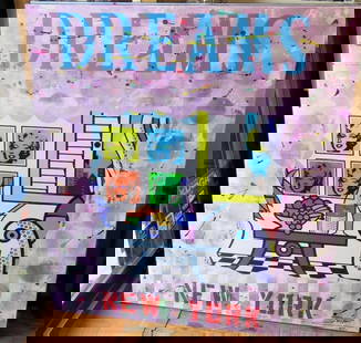 LAST CALL!$9K LRG JOZZA MIXED MEDIA LICHTENSTEIN WARHOL MARILYN MONROE PAINTING: LRG JOZZA MIXED MEDIA LICHTENSTEIN WARHOL MARILYN MONROE PAINTING The Following Item we are offering is a Beautiful Large Lovely Original Painting on Canvas, Signed by Renowned Disney Artist Jozza. Ti