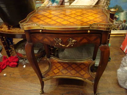 CLOSING!! $8500 IMPORTANT LOUIS XVI STYLE GILT BRONZE MAHOGANY INLAID TOP TABLE!: IMPORTANT LOUIS XVI STYLE GILT BRONZE MAHOGANY INLAID TOP TABLE! IMPORTANT LOUIS XVI STYLE GILT BRONZE MAHOGANY INLAID TOP TABLE! The Following Item we are offering is A Magnificent Museum Quality Imp