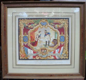 MUSEUM QTY LOVELY COLORFUL CHROMOLITHOGRAPH FRANCE & ENGLAND TREATY 1862: MUSEUM QTY LOVELY COLORFUL CHROMOLITHOGRAPH FRANCE & ENGLAND TREATY 1862 RARE MUSEUM QTY LOVELY COLORFUL CHROMOLITHOGRAPH FRANCE & ENGLAND TREATY 1862 Search LAST CALL, LAST CHANCE