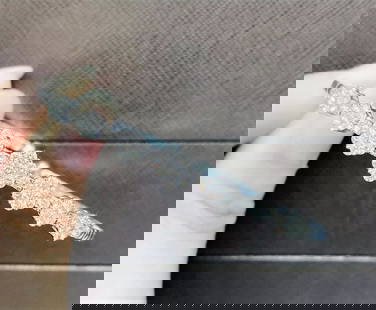 18KT GOLD FANCY GORGEOUS 1.30CT DIAMOND BANGLE BRACELET: 18KT RARE DOUBLE ROW MAGNIFICENT DIAMOND TENNIS BRACELET The Following Item we are offering is this Beautiful Rare Important 18KT White Gold Glittering Double Row Diamond Tennis Bracelet. Bracelet is