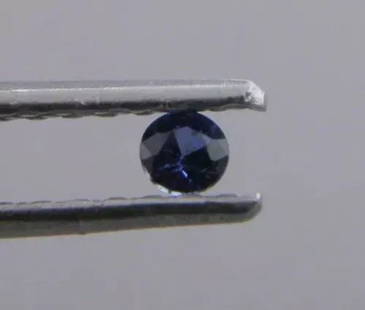 3.4mm LOOSE ROUND CUT NATURAL BLUE SAPPHIRE: LOOSE NATURAL BLUE SAPPHIRE ROUND CUT Sale is for 1 round cut natural Blue sapphire Sapphire measures 3.4mm in diameter If you purchase 2 and want matching pair please let me know. New, never used