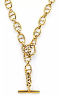 NEW 14K YELLOW GOLD HOLLOW MARINER BRACELET WITH FANCY LOCK: NEW 14K YELLOW GOLD HOLLOW MARIER BRACELET WITH FANCY LOCK 14K YELLOW GOLD NEW HOLLOW MARIER BRACELET WITH FANCY LOCK WEIGHT: 4.5 g