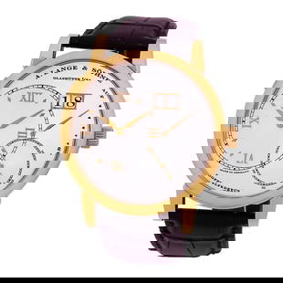 A. LANGE & SÖHNE 18K ROSE GOLD 42MM GROSSE LANGE 1 115.022 BOX MINTY WARRANTY: A. LANGE & SÖHNE 18K ROSE GOLD 42MM LANGE 1 115.022 BOX MINTY A. Lange & Söhne 18K Rose Gold 42mm Lange 1 115.022 Box MINTY Gent's 18K Rose Gold 42mm A. Lange & Söhne "Lange 1" Mechanical