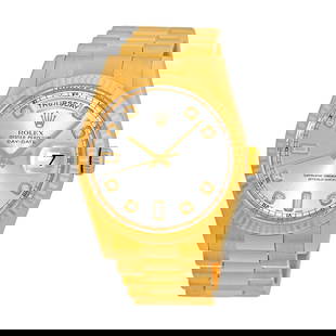 ROLEX 18K YELLOW GOLD 36MM DAY DATE PRESIDENT 118238 BOX WARRANTY 2015 MINTY: ROLEX 18K YELLOW GOLD 36MM DAY DATE PRESIDENT 118238 BOX WARRANTY 2015 MINTY ROLEX 18K Yellow Gold 36mm Day Date President 118238 Box Warranty 2015 MINTY Pre-owned Gent's 18K Yellow Gold 36mm Rolex