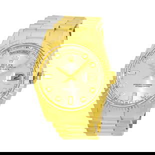 ROLEX 18K YELLOW GOLD 36MM DAY DATE DIAMOND PRESIDENT 118238 BOX WARRANTY MINTY: ROLEX 18K YELLOW GOLD 36MM DAY DATE DIAMOND PRESIDENT 118238 BOX WARRANTY MINTY ROLEX 18K Yellow Gold 36mm Day Date Diamond President 118238 Box Warranty Gent's 18K Yellow Gold 36mm Rolex Diamond Day-