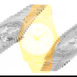 ROLEX 18K YELLOW GOLD 36MM DAY DATE PRESIDENT 118238 BOX WARRANTY MINTY: ROLEX 18K YELLOW GOLD 36MM DAY DATE PRESIDENT 118238 BOX WARRANTY MINTY ROLEX 18K Yellow Gold 36mm Day Date President 118238 Box Warranty MINTY Pre-Owned Gent's 18K Yellow Gold 36mm Rolex Day-Date