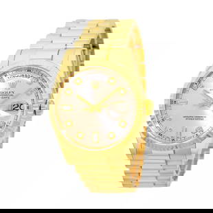 ROLEX 18K YELLOW GOLD 36MM DAY DATE PRESIDENT 118238 BOX WARRANTY: ROLEX 18K YELLOW GOLD 36MM DAY DATE PRESIDENT 118238 BOX WARRANTY ROLEX 18K Yellow Gold 36mm Day Date President 118238 Box Warranty MINTY Pre-Owned Gent's 18K Yellow Gold 36mm Rolex Day-Date "Presiden
